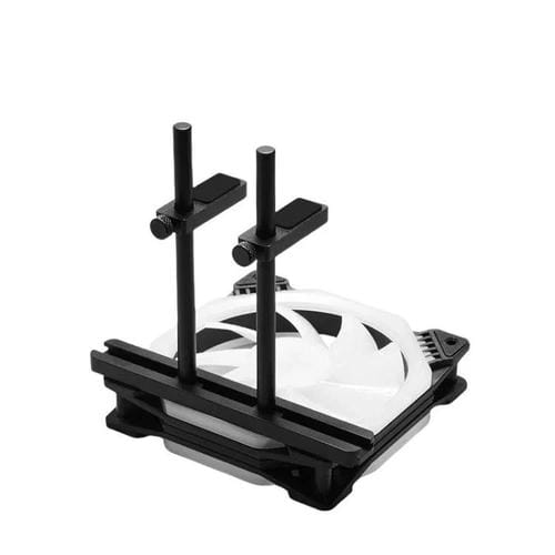 Soporte para Tarjeta Gráfica Finalcool de Aleación de Aluminio Ajustable para Ventilador de Chasis 8 cm (Negro)