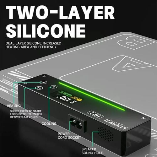 Luowei Hp2 Screen Heating Table Extraction and Screen Replacement for Phone and Tablet, Constant Temperature, EU Plug