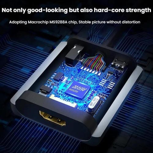 Convertidor VGA a HDMI Mindpure Ad014 para Monitor de Computadora con Fuente de Alimentación de Audio (Versión Mejorada)