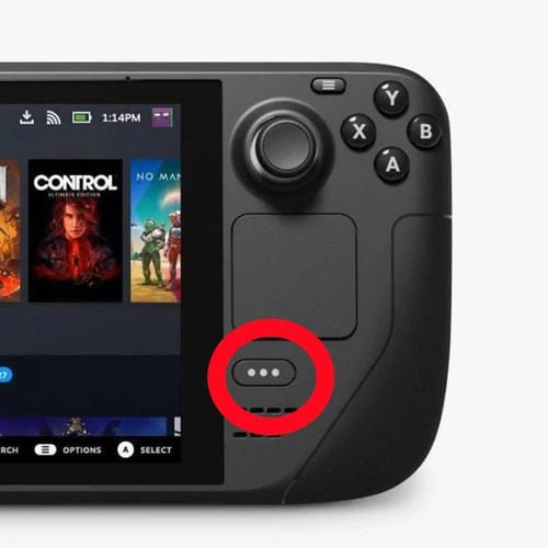 Startknopf Palm Steam Deck Bewegungsschalter (Startknopf)