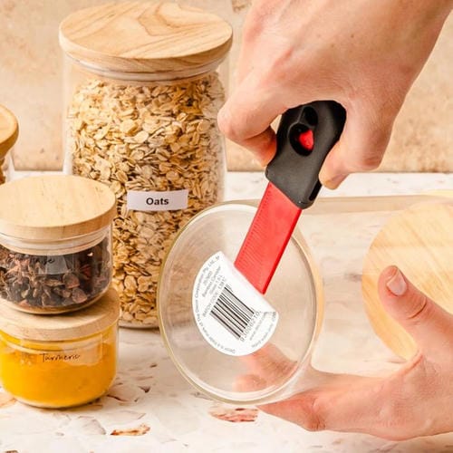 Raspador di Pulizia 2 in 1 Strumento Adesivo per la Casa (Blu)