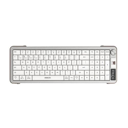 Teclado inalámbrico IMICE AN-800 Bluetooth modo dual estructura de tijera (Blanco)
