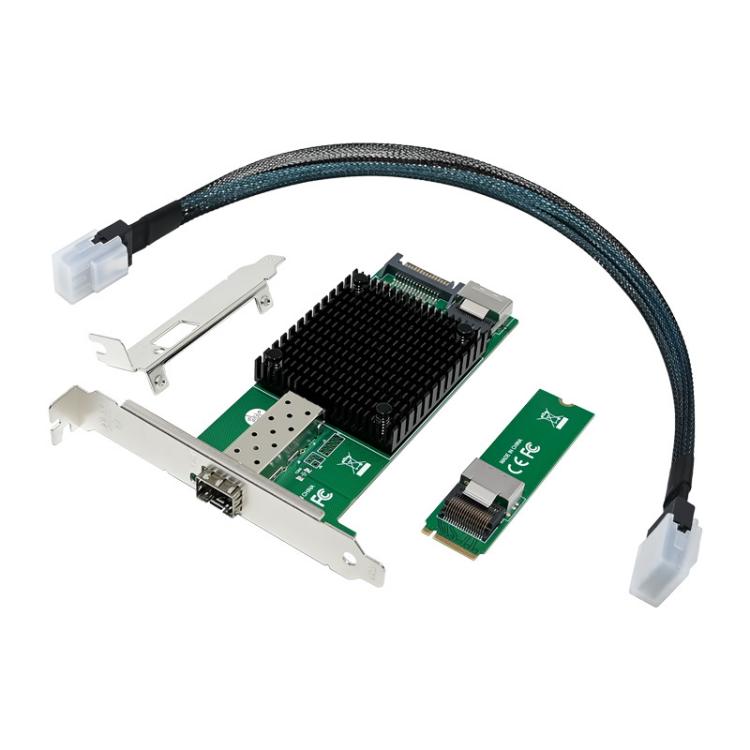 Tarjeta de red industrial SUNWEIT ST7331 M.2 X520DA1 10GbE servidor óptico SFP+