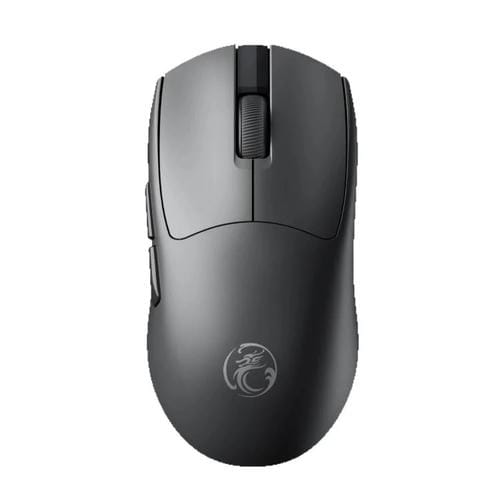 Ratón inalámbrico iMICE G900 para juegos, 6 teclas, 12800 DPI, recargable, de tres modos (negro)