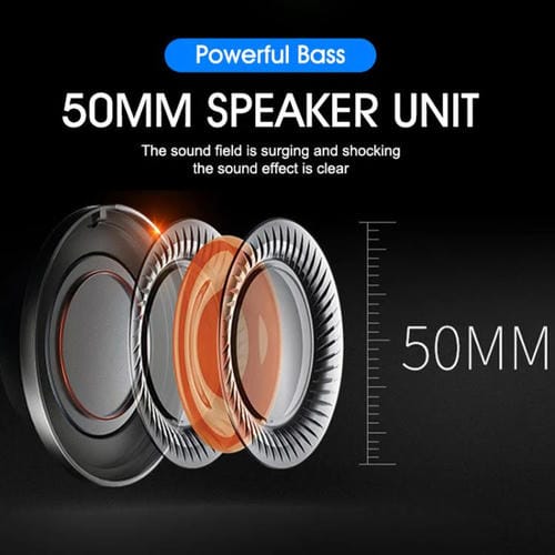 Auriculares iMICE HD-490 con cable 3,5 mm micrófono luz de colores para juegos y deportes electrónicos