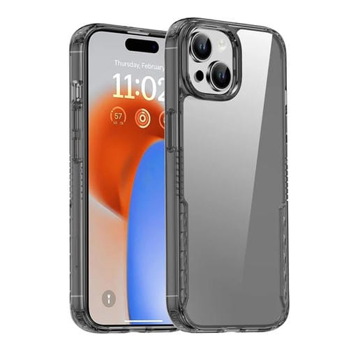 Para iPhone 15 Ipaky Yg Series Funda Transparente para Teléfono PC + TPU (Negro Transparente) - MOVILSTORE