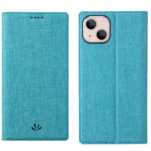 Para iPhone 15 Vili Dmx Series Funda con Tapa Horizontal de Atracción Magnética de Cuero TPU + Pu a Prueba de Golpes (Azul) - MOVILSTORE