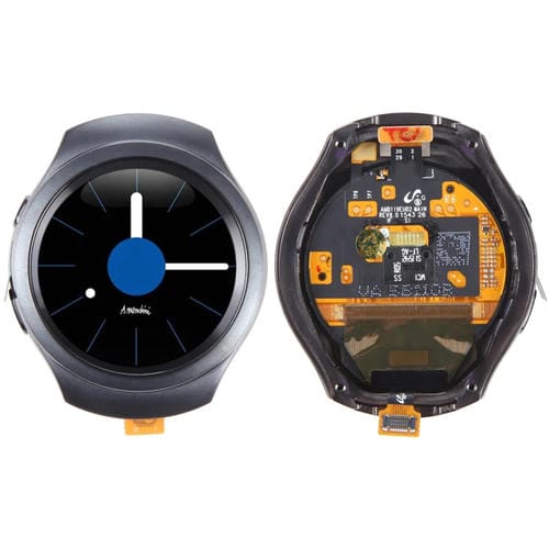 Ecrã LCD Digitalizador com Moldura Samsung Galaxy Gear S2 SM-R720 (Preto)