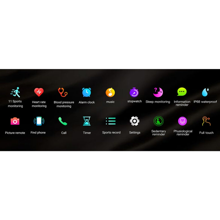 Reloj Deportivo Inteligente Sma-F1 Pantalla Táctil TFT 1.3" IP68 Bluetooth
