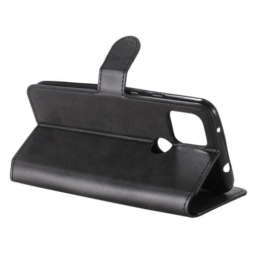 Para Google Pixel 5 XL / Pixel 4a 5G Classic Calf Texture PU + TPU Funda de cuero con tapa horizontal, con soporte, ranuras para tarjetas y billetera (negro)