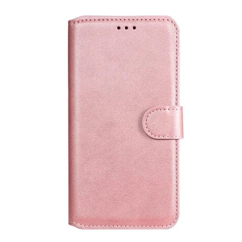 Para Google Pixel 5 XL / Pixel 4a 5G Classic Calf Texture PU + TPU Funda de cuero con tapa horizontal, con soporte, ranuras para tarjetas y billetera (oro rosa)