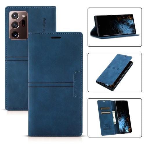 Funda para Samsung Galaxy Note20 Ultra Dream Flip Horizontal PU Cuero con Soporte y Ranura para Tarjeta y Billetera (Azul)