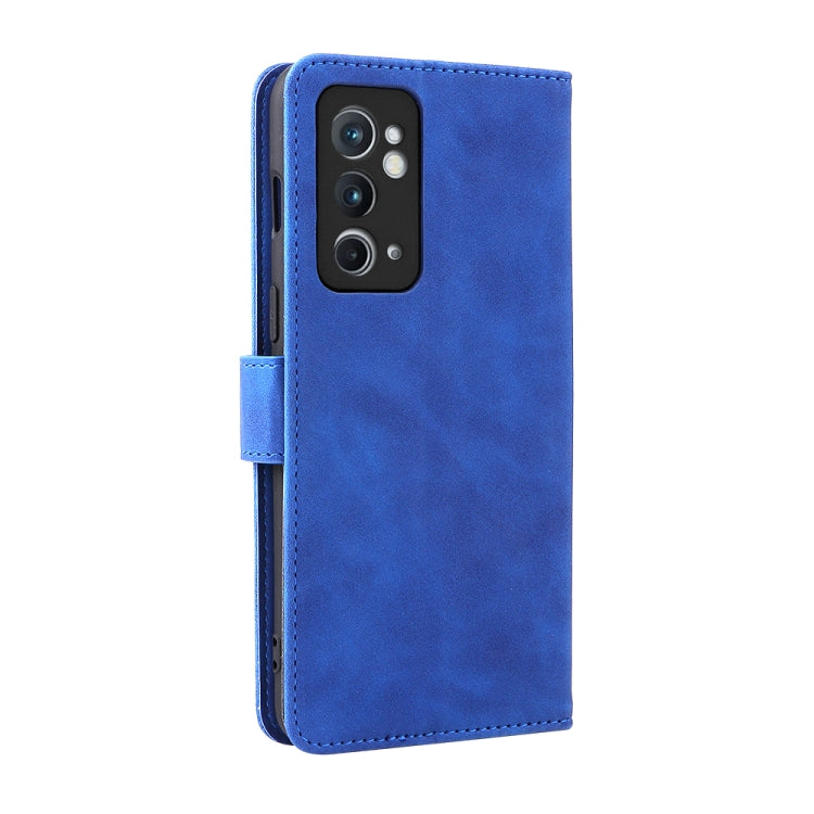 Funda para OnePlus 9Rt 5G con Hebilla Magnética y Textura de Piel PU (Azul)