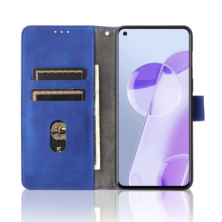 Funda para OnePlus 9Rt 5G con Hebilla Magnética y Textura de Piel PU (Azul)