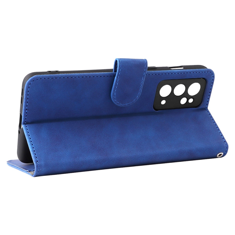 Funda para OnePlus 9Rt 5G con Hebilla Magnética y Textura de Piel PU (Azul)