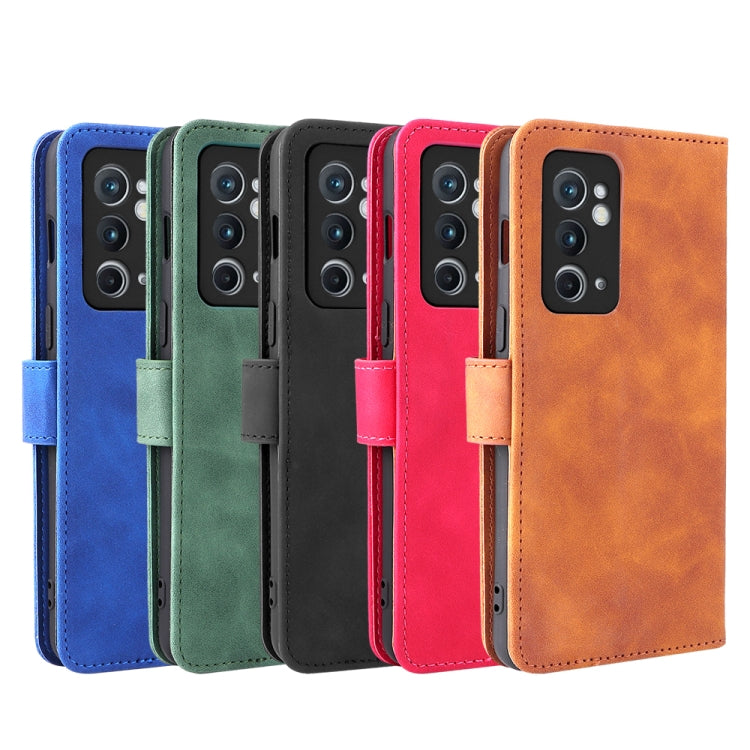 Funda para OnePlus 9Rt 5G con Hebilla Magnética y Textura de Piel PU (Azul)