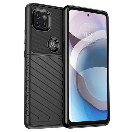 Para Motorola Moto G 5G Thunderbolt Funda protectora protectora TPU a prueba de choques (Negro)