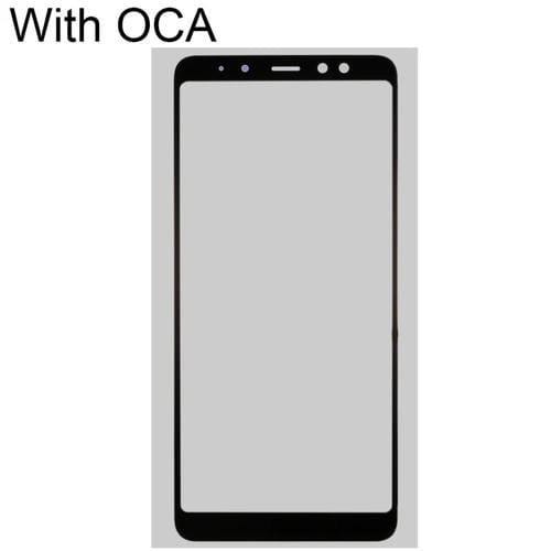 Front Screen Samsung Galaxy A8 Glass Lens Exterior with Transparent OCA Adhesive