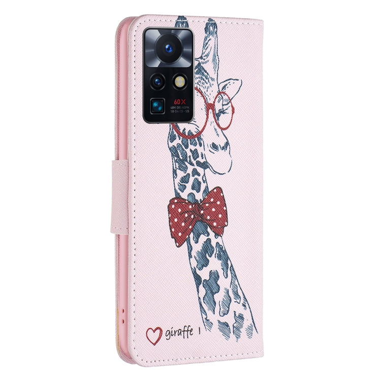 Para infinix cero x neo drawing patrón de papel de cuero (ciervo)