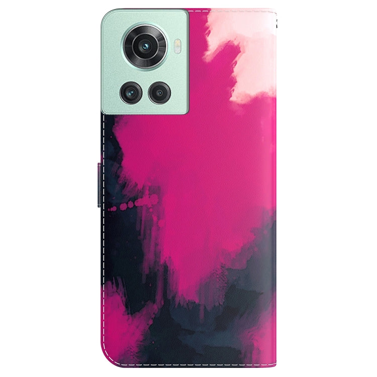Funda para OnePlus 10R Ace con Diseño Watercolor Pattern (Berry)