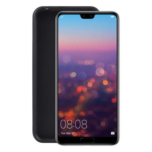 Funda para Huawei P20 TPU Protección Flexible (Negro)