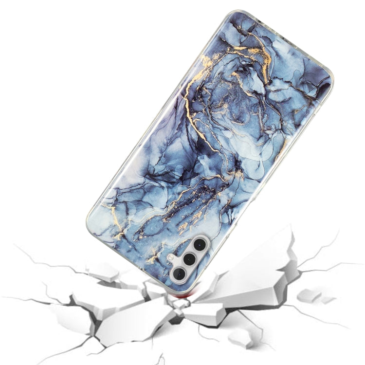 Para Samsung Galaxy A13 5G IMD Marble Pattern TPU Funda para teléfono (gris)