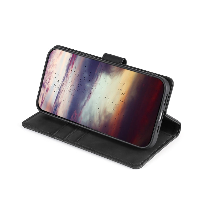 Funda de Cuero para Huawei Nova 10 Skin Feel Cocodrilo con Cierre Magnético (Negro)