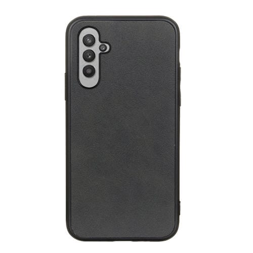 Funda de Teléfono Samsung Galaxy A24 PU Textura de Becerro Dos Colores Orificio Preciso (Negro)