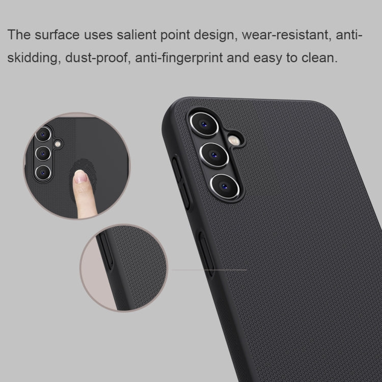 Para Samsung Galaxy A14 4G NILLKIN Frosted PC Phone Case (Negro)