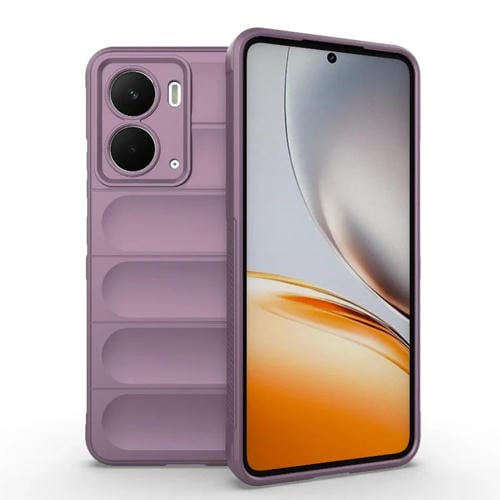 Funda de TPU y Franela con Protección Mágica Global para Realme P3 5G (Morada)