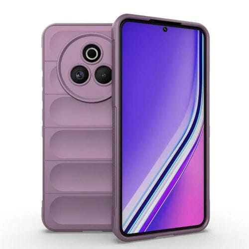 Funda de TPU y Franela con Protección Mágica Global para Realme P3 Pro 5G (Morada)