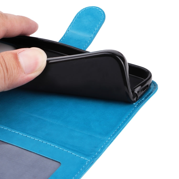 Funda de Piel con Relieve de Girasol para Huawei Nova 13 Pro (Azul)