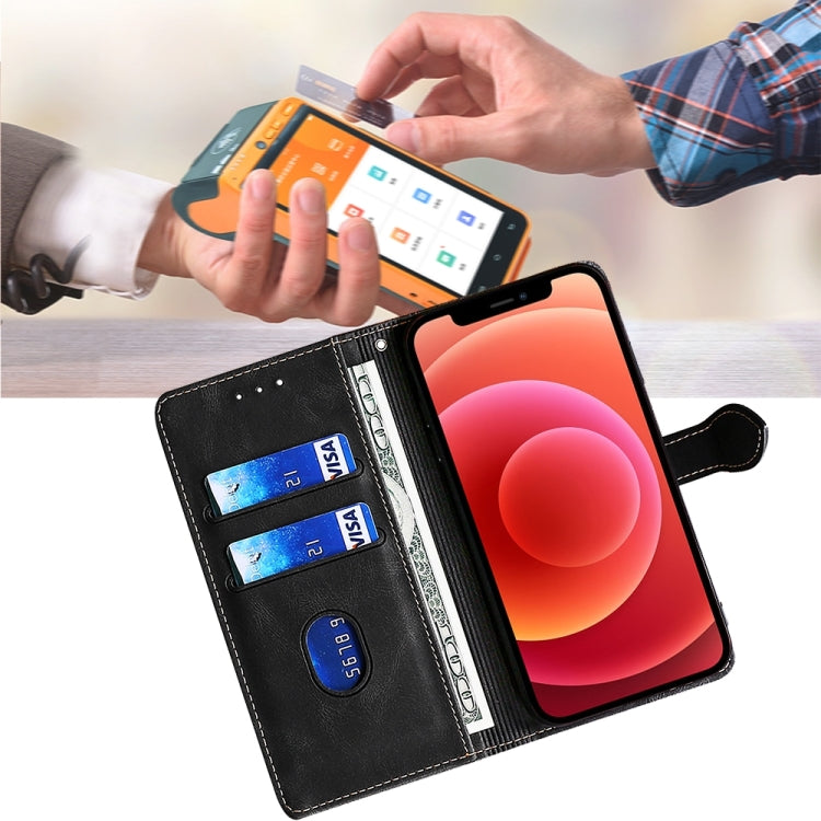 Funda de Cuero para OnePlus Nord Ce 4 Lite 5G con Hebilla Magnética y Tacto Agradable (Negro)
