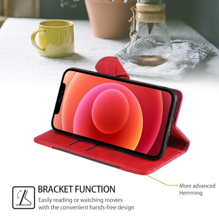 Funda Cuero OnePlus Nord Ce 4 Lite 5G Hebilla Magnética Tacto Suave (Rojo)