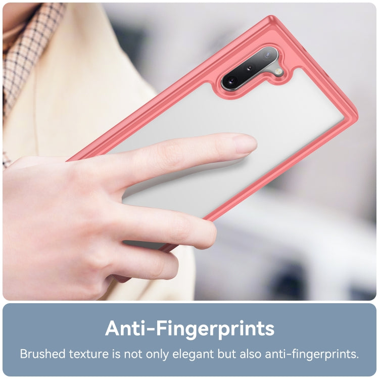 Para Samsung Galaxy Note10 Colorful Series Acrylic + TPU Phone Case (Rojo)