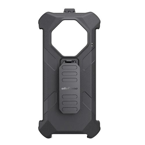 Funda trasera con clip y mosquetón para Ulefone Armor X16/X16 Pro (negra)