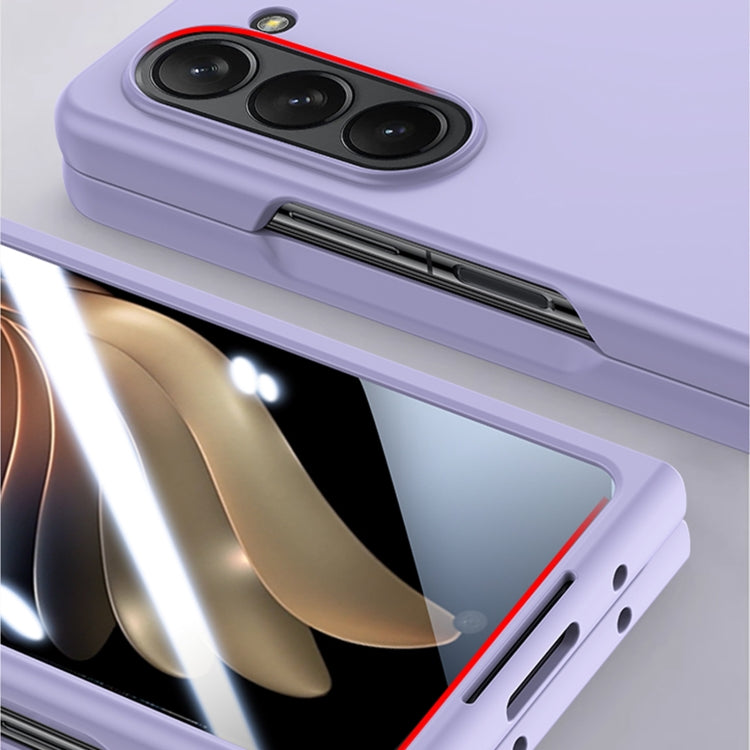 Para Samsung Galaxy Z Fold5 PC integrada Skin Feel Funda para teléfono a prueba de golpes (Verde)