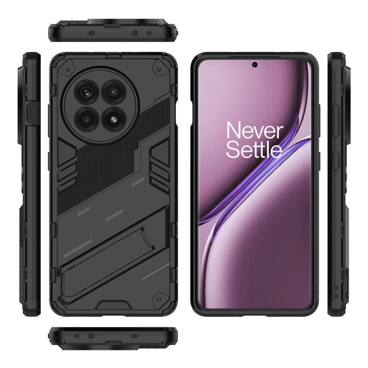 Funda 2 en 1 para OnePlus Ace 5 Punk Armor PC y TPU con Soporte (Negro)