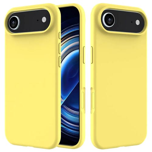 For iPhone 17 Air Solid Color Silicone Phone Case(Lemon Yellow)
