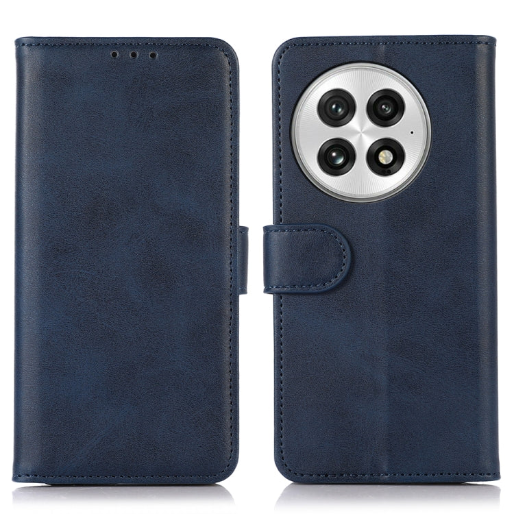 Funda de Piel con Textura de Vaca para OnePlus Nord 13 (Azul)