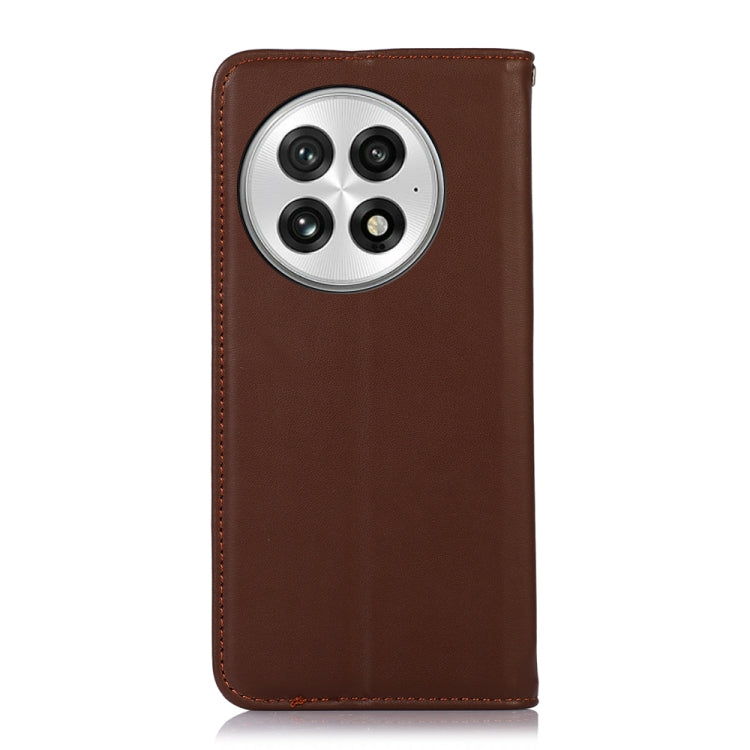 Funda para Teléfono Khazneh Nappa con Piel de Vaca para OnePlus Nord 13 (Marrón)