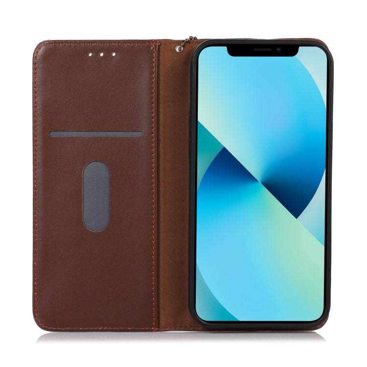 Funda para Teléfono Khazneh Nappa con Piel de Vaca para OnePlus Nord 13 (Marrón)
