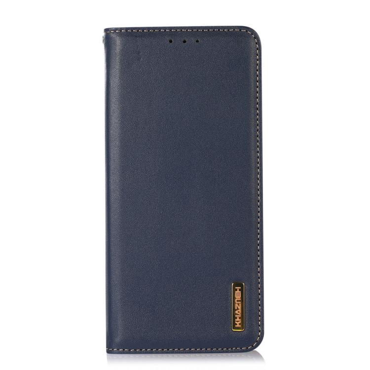 Funda para Teléfono Khazneh Nappa Piel de Vaca para OnePlus Ace 5 Pro / Ace 5 / 13R (Azul)