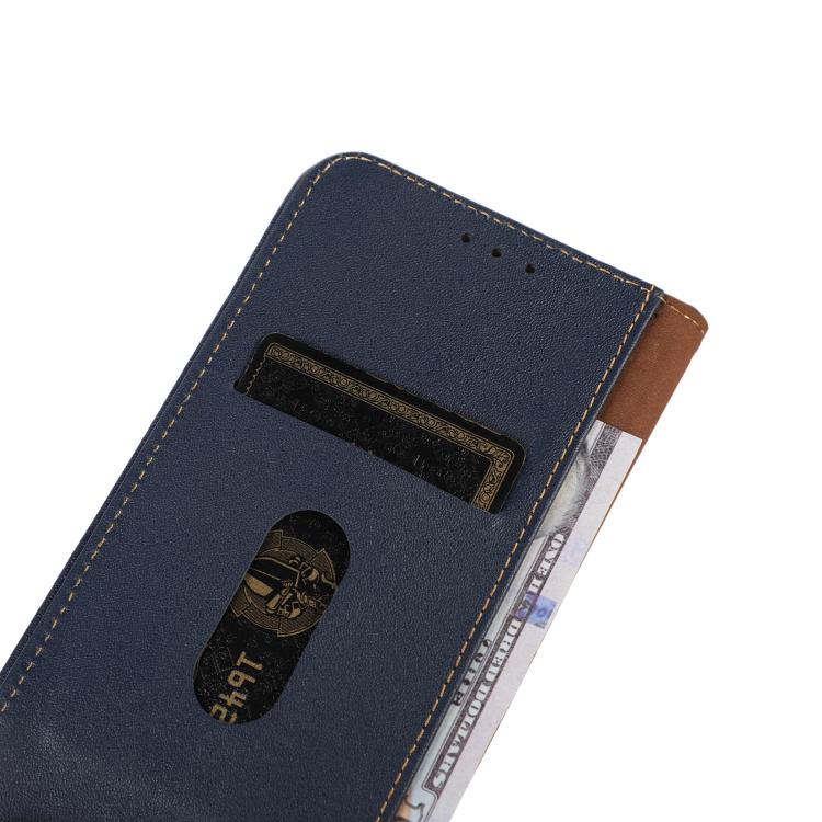 Funda para Teléfono Khazneh Nappa Piel de Vaca para OnePlus Ace 5 Pro / Ace 5 / 13R (Azul)