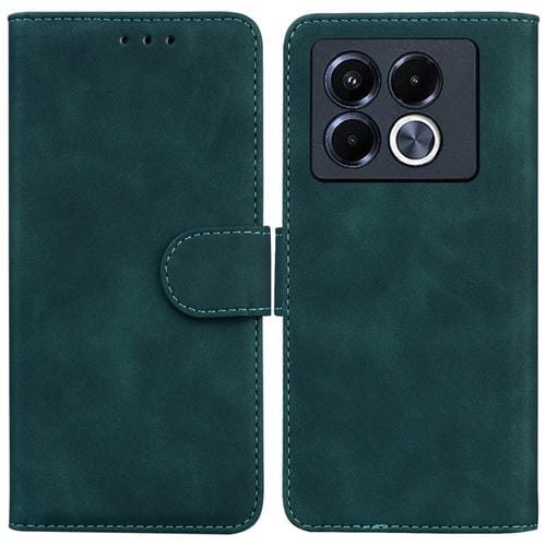 Funda de Cuero con Tapa para Infinix Note 40 5G (Verde)
