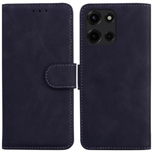 Funda de Cuero con Tapa para Motorola Moto G 5G (2025) (Negro)