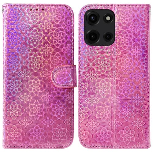 Funda de Cuero con Hebilla Magnética para Motorola Moto G 5G 2025 (Rosa)