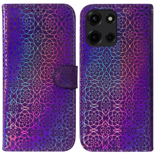 Funda de Cuero con Hebilla Magnética para Motorola Moto G 5G 2025 (Morado)
