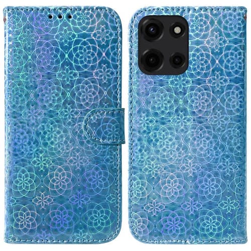 Funda de Cuero con Hebilla Magnética para Motorola Moto G 5G 2025 (Azul)
