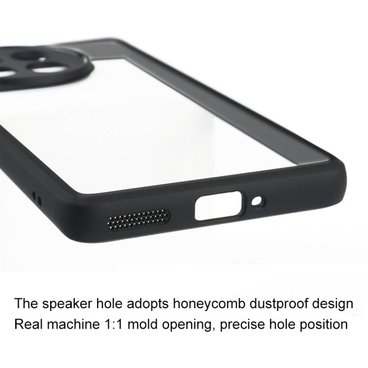 Funda para OnePlus Ace 2 Frosted TPU y Transparente PC (Negro)